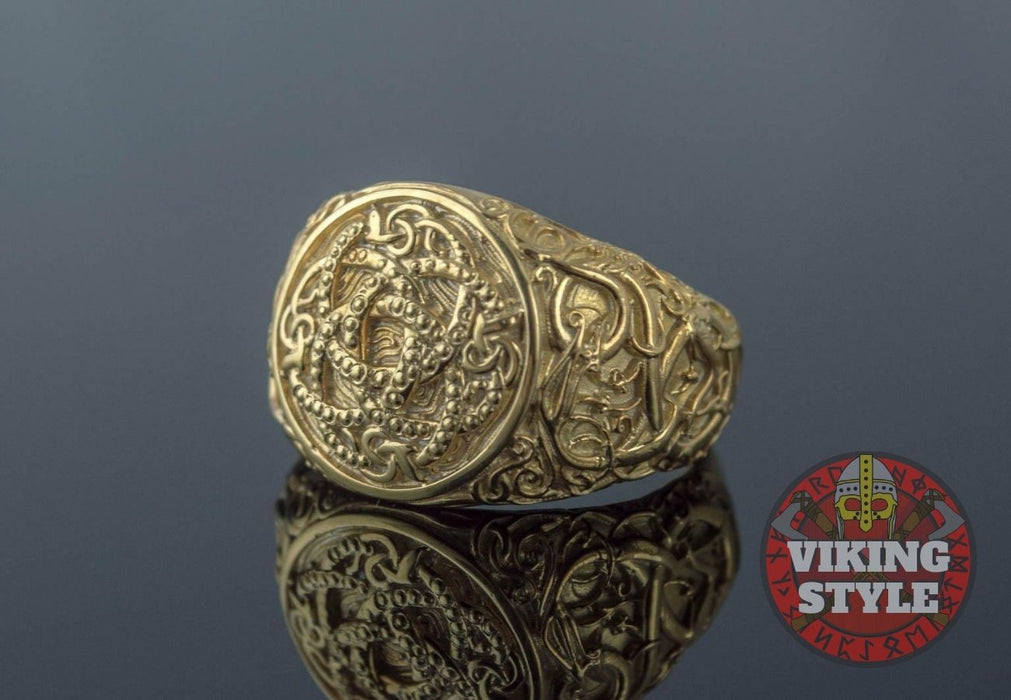 Jörmungandr Ring - Urnes, Gold