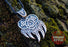 Viking Necklaces - Bear Paw Pendant Silver