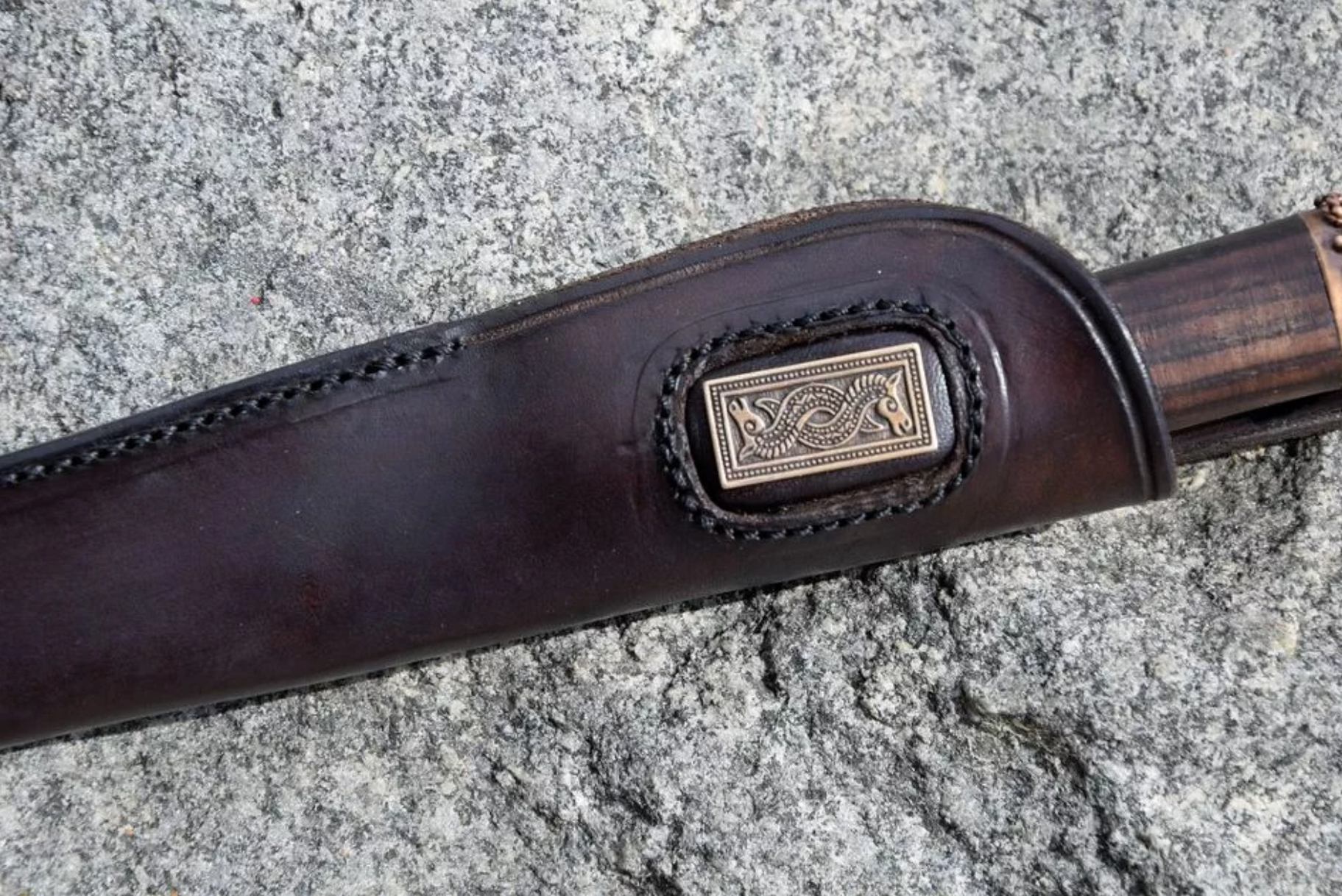 Hand Forged Seax & Sheath — VikingStyle