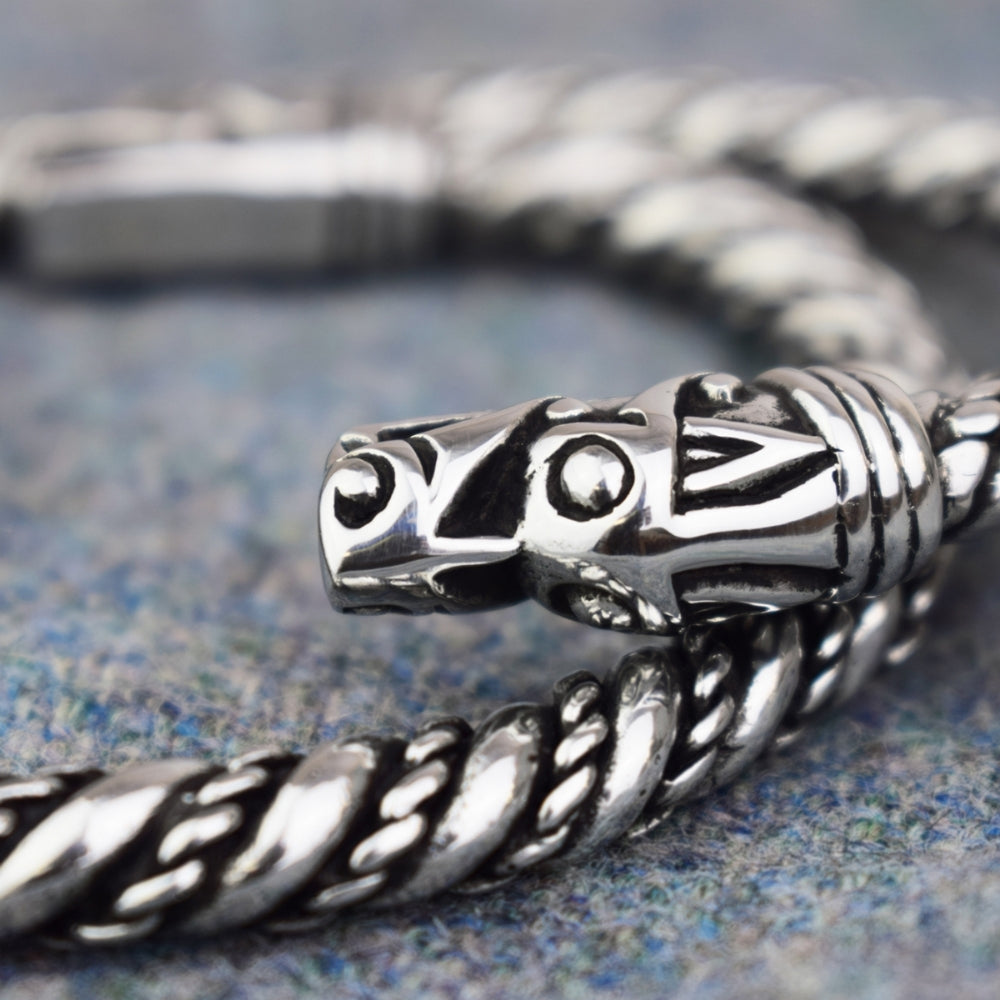 Large Viking Dragon Bracelet — VikingStyle