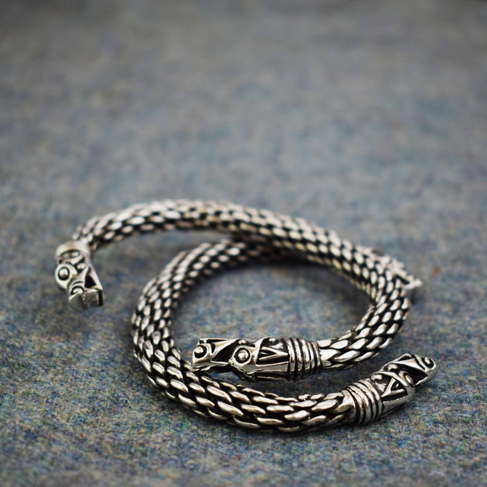 Large & Chunky Viking Dragon Bracelet