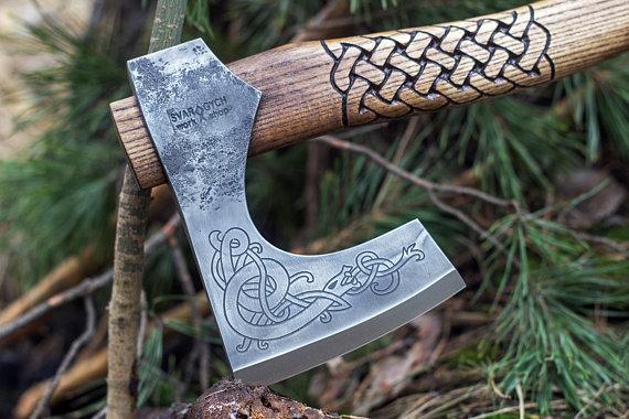 Hand Forged Viking Axe-VikingStyle