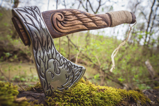 Handmade Viking Axe - Eagle-VikingStyle