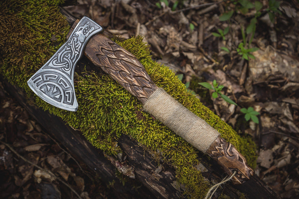 Handmade Viking Axe - Fenrir-VikingStyle