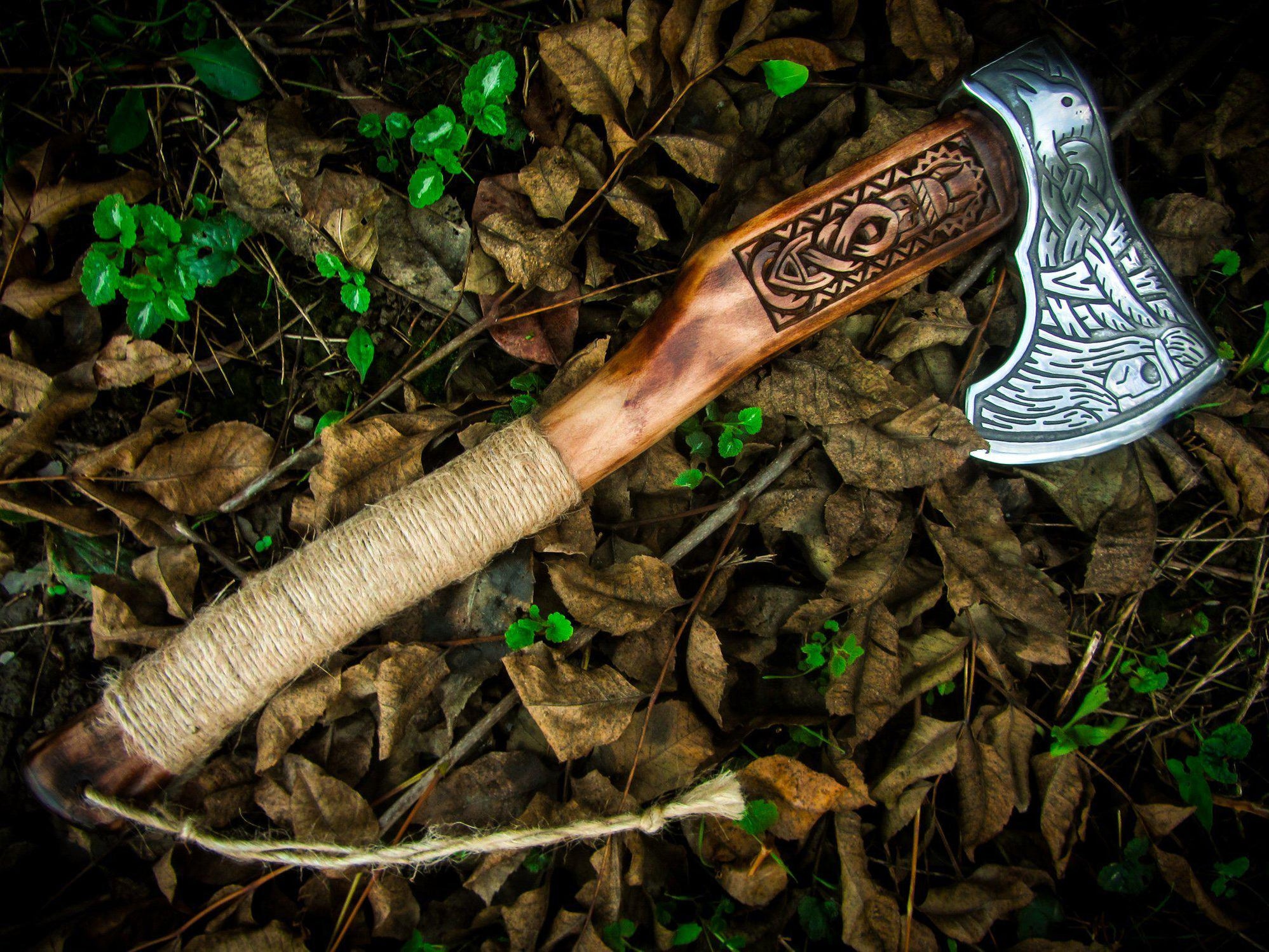 Handmade Viking Axe Odin — Vikingstyle