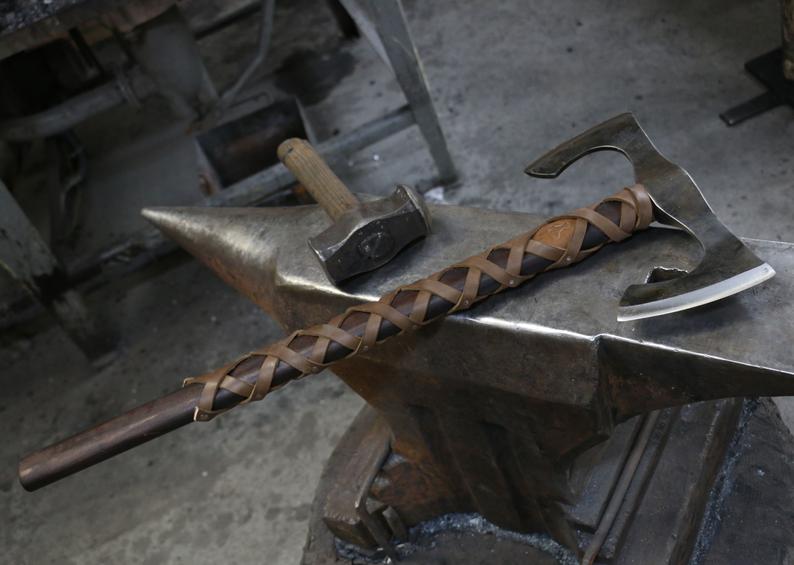 Double Bladed Viking Axe