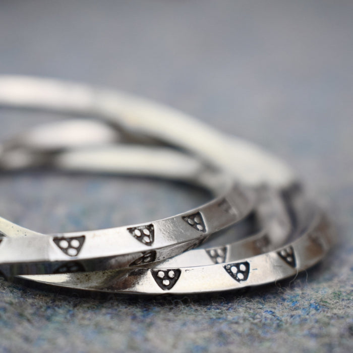 Viking Bracelets - Triangular Viking Ring Money Bracelet