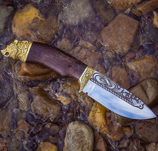 Handmade Viking Knife - Bear-VikingStyle