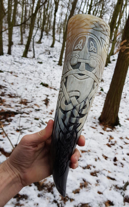 Odin Allfather Drinking Horn-VikingStyle