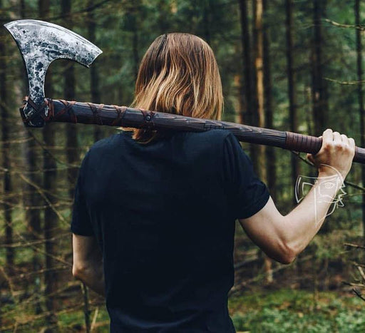 Two handed berserker axe - Viking Stye - Viking Axe
